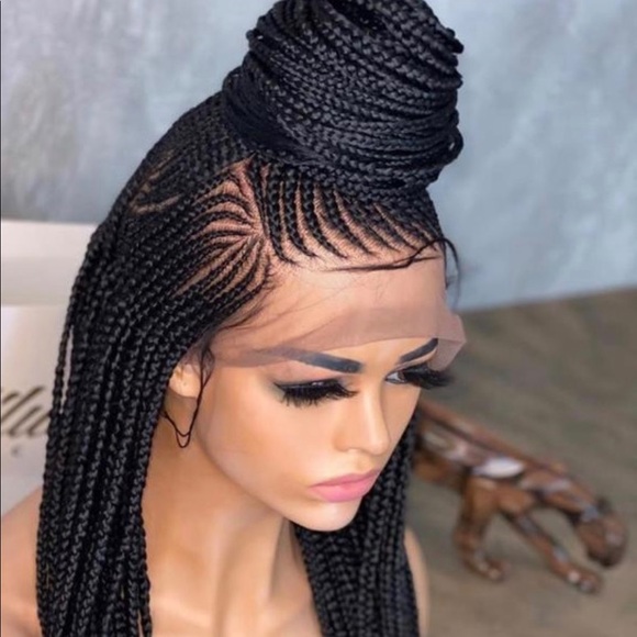 Lace frontal braid wig